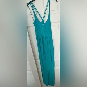 Teal Cynthia Rowley Maxi dress